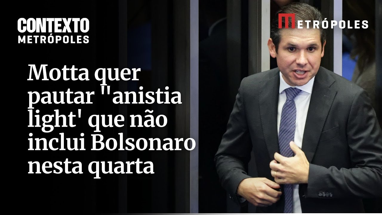 Motta quer pautar “anistia light’ que não inclui Bolsonaro nesta quarta