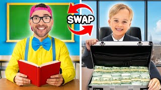 Kid pretends to be a parent for Uncle