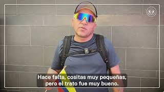 Migrantes volviendo de los EE.UU. gracias a CBP Home App