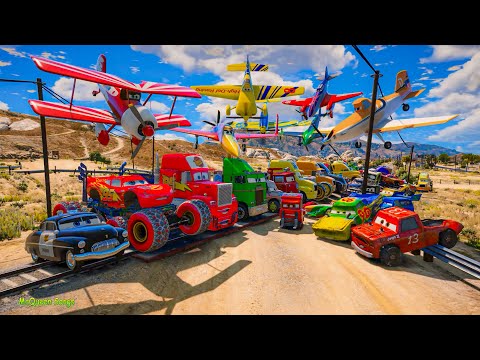 Lot of Disney Pixar Cars Unboxing Review | Lightning McQueen Bubble RC Cars Racing | @McQueenSongs