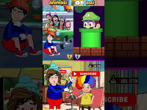 mario scary #animasi #anak #funny #comedy #wargabottom #tiktok #shorts