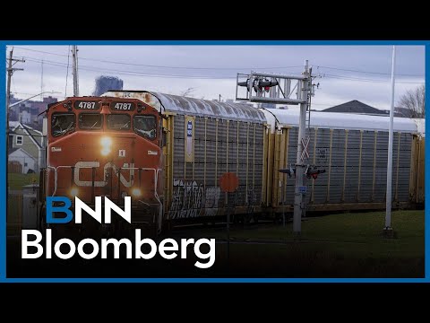 YouTube video thumbnail: CN Rail Cuts Outlook for Full-Year, Cites Tariff Uncertainty