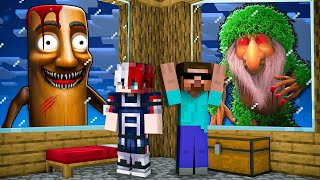 Scary Tung Tung Sahur Attacked Our World In Minecraft !! 😱