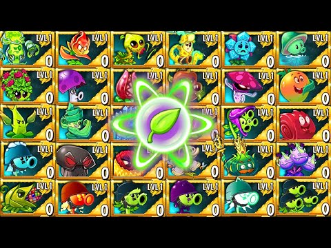 Random 35 New Plants LEVEL 1 Vs All Zombies - Who Will Win? - Pvz 2 Plant vs Plant