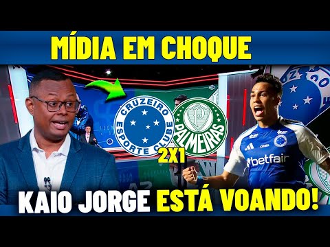 CRUZEIRO DEIXOU A MÍDIA ENCANTADA ! QUE AMASSO! CRUZEIRO 2X1 PALMEIRAS ! NOTICIAS DO CRUZEIRO HOJE