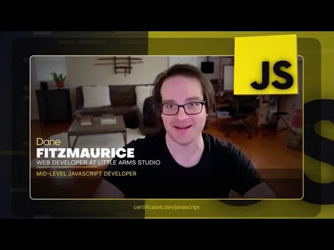 JavaScript Confidence, Certification, and Career Growth: Dane’s Story
