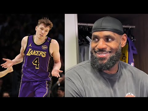 LeBron trolls 16 teams for passing on Dalton Knecht "Did anybody watch him? WTF" 😂