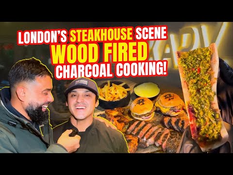 One of the best steakhouses in London | burger's, roasted bone marrow | Wood-fired charcoal grill