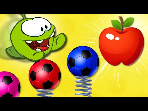 Learn Fruits And Colors With Soccer Balls | Preschool Learning | Learn With Om Nom