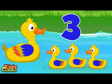 Kids Channel خمس بطات صغيرة, أغنية أرقام و المزيد من فيديوهات كرتون وقصائد للأطفال