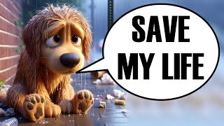 Poor Puppy Left on Steet to Die of Hunger | Sad Story 🐶😭