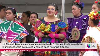durante La Fiesta Hispana se celebra la independencia de méxico y el mes de la herencia hispana.