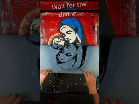 Art ASMR: The Celestial Embrace ✨ #3 #art #satisfying #divine