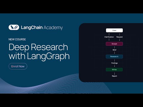 LangChain Academy New Course: Deep Research with LangGraph