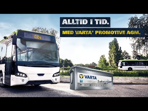Hur VARTA ProMotive AGM-batterier håller bussflottor uppkopplade och igång | VARTA Fleet Program