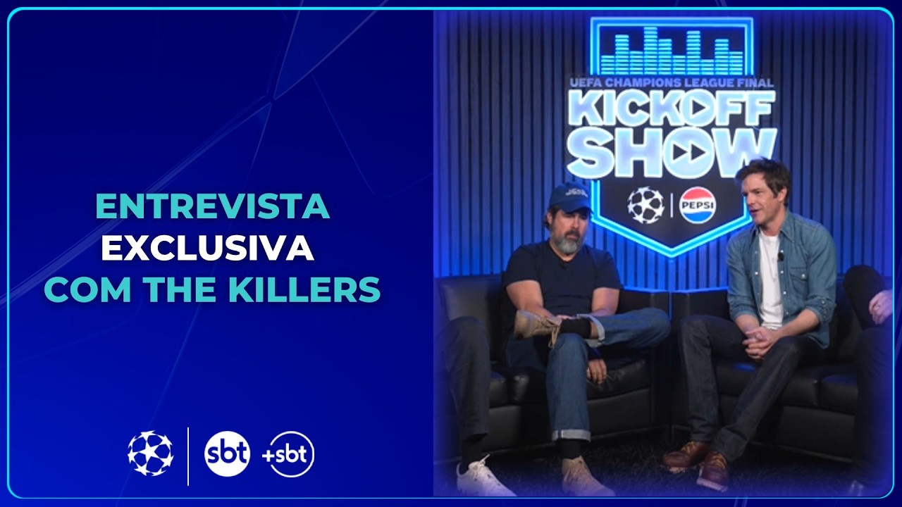 EXCLUSIVO: The Killers fala ao SBT antes da final da Champions League