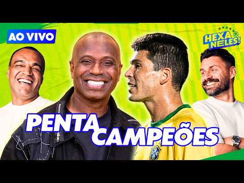 AO VIVO! DENILSON E SÓBIS RECEBEM EDMÍLSON, PENTACAMPEÃO COM A SELEÇÃO EM 2002 | Hexa Neles