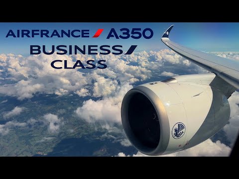 🇧🇷 Sâo Paulo - Paris 🇫🇷  BUSINESS Class ! Air France Airbus A350 New Cabin ! [FULL FLIGHT REPORT]