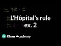 Understanding Limits and L'Hopital's Rule