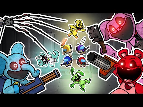 Poppy Playtime vs SMILING CRITTERS & GHOSTBUSTERS COMPLETE EDITION PART A I AMONG US ANIMATION
