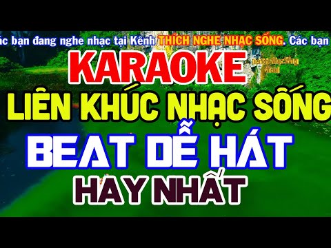 KARAOKE Liên Khúc Karaoke Nhạc Sến – Bolero – Trữ Tình Dễ Hát Nhất – Nhạc Sống Karaoke Cô Hàng Xóm