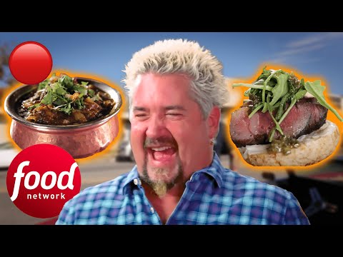 🔴 Guy Tries Food From Around The World! 🌍 | Diners, Drive-Ins & Dives