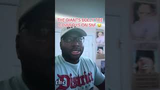THE GIANTS UPSET THE COWBOYS ON SNF!!