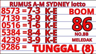 PREDIKSI SIDNEY LOTTO 29 JUNI 2025 | RUMUS KEPALA EKOR SIDNEY HARI INI