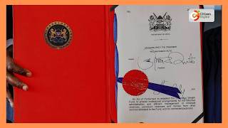 YouTube video thumbnail: Ruto Signs Sovereign Wealth Fund Act Into Law