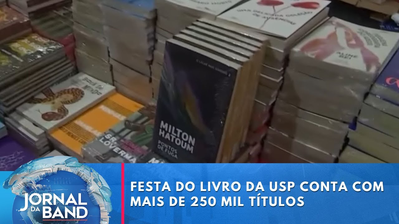 Festa do livro da USP conta com mais de 250 mil títulos | Jornal da Band