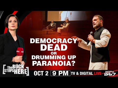 Rahul Gandhi Colombia | Democracy Dead Or Drumming Up Paranoia?
