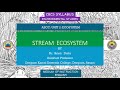 Stream Ecosystem Concepts and Roles