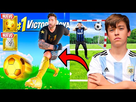 Por CADA GOL = KILL con la *SKIN de MESSI* en Fortnite