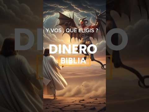 QUE ELIEGIS #biblia O #dinero #dios #curiosidades #bible