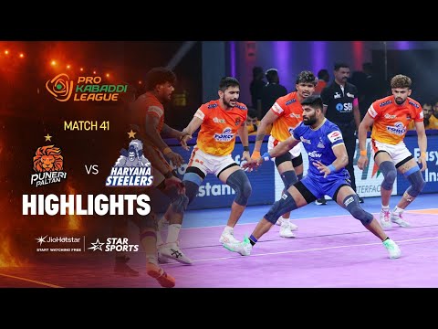 Haryana Steelers edge past Puneri Paltan in a nail-biter | HIGHLIGHTS | PKL 12