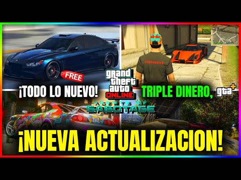 NUEVA ACTUALIZACION en GTA5 Online! NUEVO CONTENIDO! TRIPLE DINERO, DESCUENTOS, GTA PLUS y MÁS!