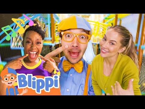 Head, Shoulders, Knees & Toes (Blippi's Version) | Songs & Music Videos | Healthy Habits for Kids