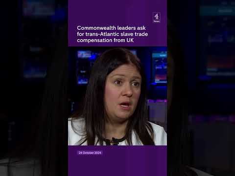 Commonwealth leaders ask for trans-Atlantic slave trade compensation from UK