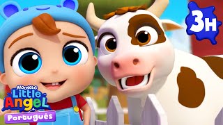 Animais da Fazenda – Conheça os Bichinhos! Little Angel em Português Músicas Infantis