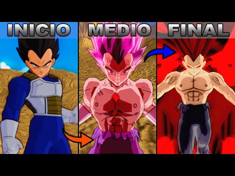 DBZ TENKAICHI 3 pero VEGETA se TRANSFORMA con cada OPONENTE DERROTADO 😎👌