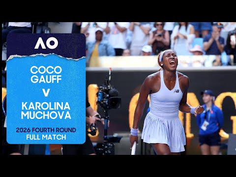 Coco Gauff v Karolina Muchova Full Match | Australian Open 2026 Fourth Round