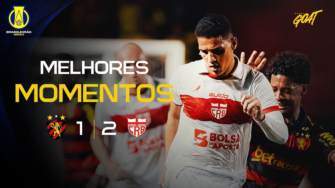 CRB VENCE O SPORT FORA DE CASA COM LEI DO EX NO BRASILEIRÃO SÉRIE B!