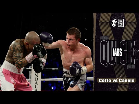 Quick jabs | miguel cotto vs canelo alvarez! Canelo fights for wbc titles in middleweight debut!