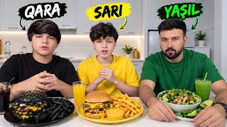SARI , QARA , YAŞIL YEMEK YARIŞMASI !