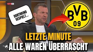 Heiße Neuigkeiten! SCHAU, WAS ER GESAGT HAT! NACHRICHTEN VON BORUSSIA DORTMUND