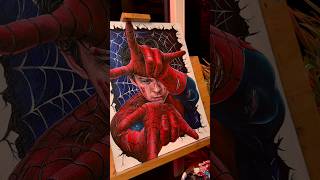 Spider-Man Brand New Day 😍 #painting #spiderman #tomholland #marvel #shorts