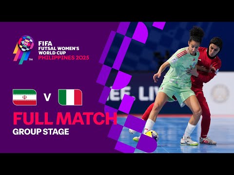 Full Match: IR Iran v Italy | FIFA Futsal Women's World Cup Philippines 2025™