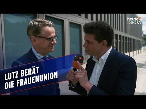 Wer soll die Frauenunion führen? Lutz van der Horst sieht nur eine Möglichkeit | heute-show