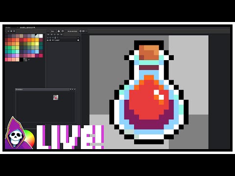 Giving Health Potions Legs! - Live Godot Game Development