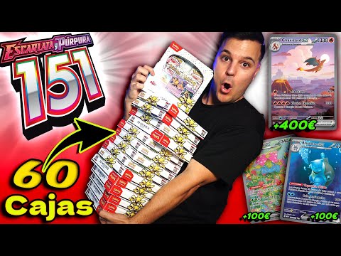 Apertura MASIVA de Cartas Pokemon 151 en Busca del GOD PACK